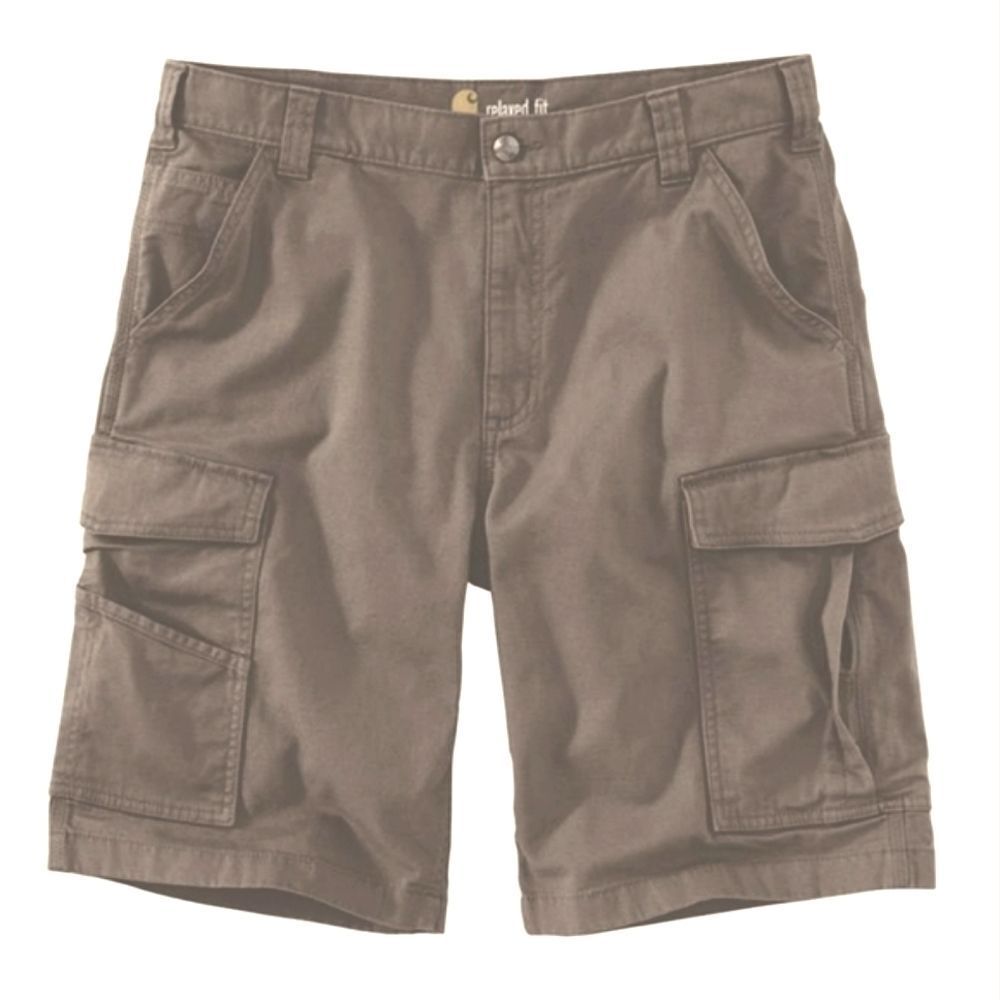 Carhartt Olive Relaxed Fit Cargo Shorts with Sturdy Design